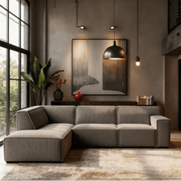 Hoekbank Milo 4-zits Links Taupe Mahom