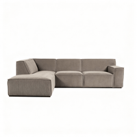 Hoekbank Milo 4-zits Links Taupe Mahom