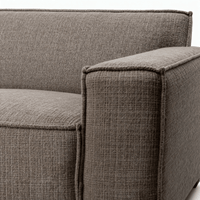 Hoekbank Milo 4-zits Links Taupe Mahom