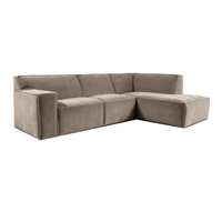 Hoekbank Milo 4-zits Rechts Taupe Mahom