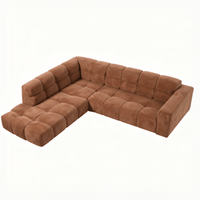 Hoekbank Noah 4-zits Links Koper Mahom