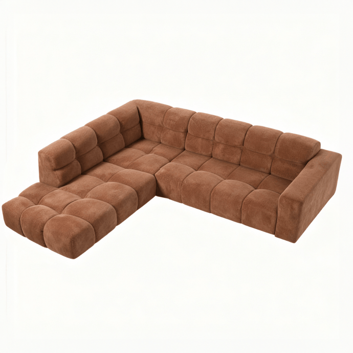 Hoekbank Noah 4-zits Links Koper Mahom