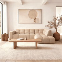 Hoekbank Noah 4-zits Rechts Crème Mahom