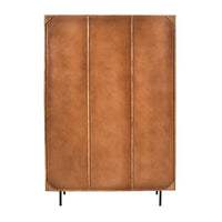 Mangohouten Boekenkast Japandi 135 cm Mahom