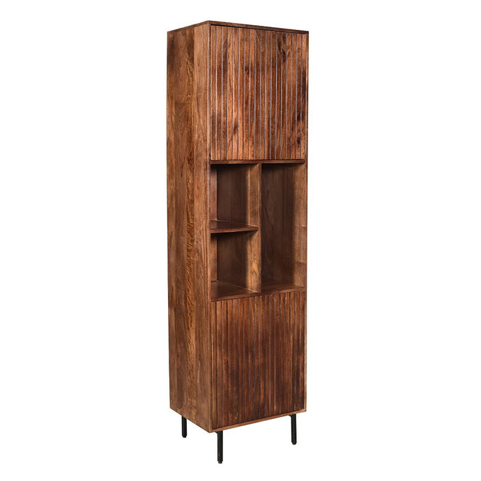 Mangohouten Boekenkast Japandi 55 cm Mahom