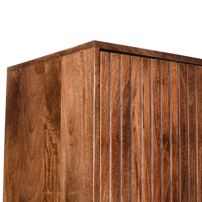 Mangohouten Boekenkast Japandi 55 cm Mahom