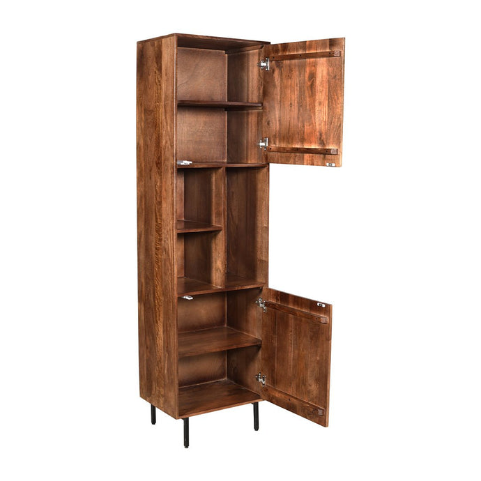 Mangohouten Boekenkast Japandi 55 cm Mahom