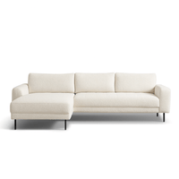 Bank Oreo 3-zits Links Bouclé Beige PEPP