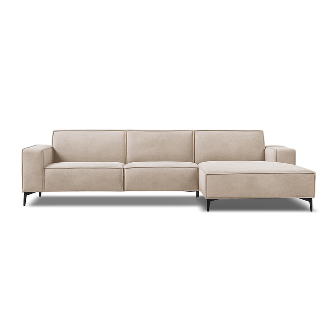 Bank River 3-zits Chaise Rechts Crème PEPP