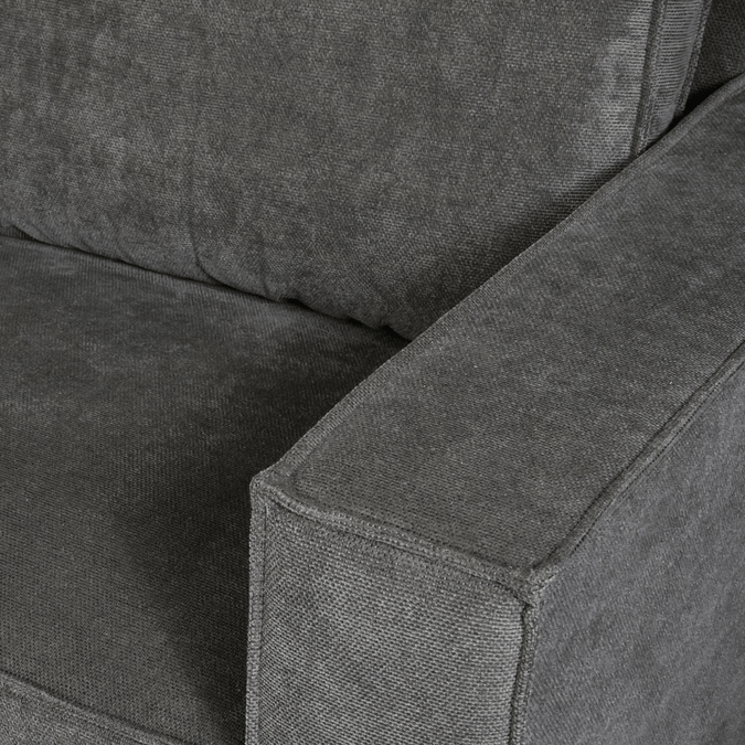 4 persoons hoekbank donkergrijs hoek links