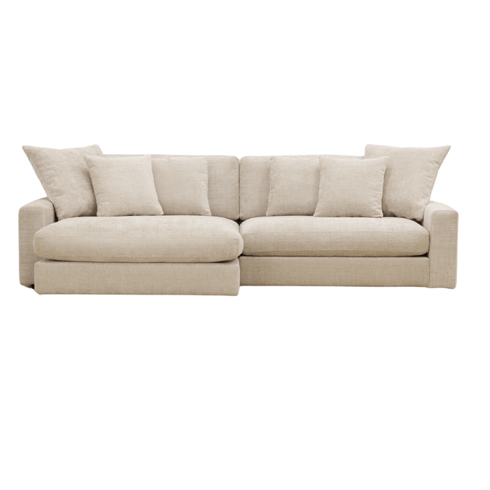 Bank Dean 3-zits L+R Creme