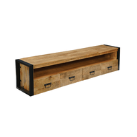 Mangohouten Tv meubel zwevend Britt 180cm Mahom