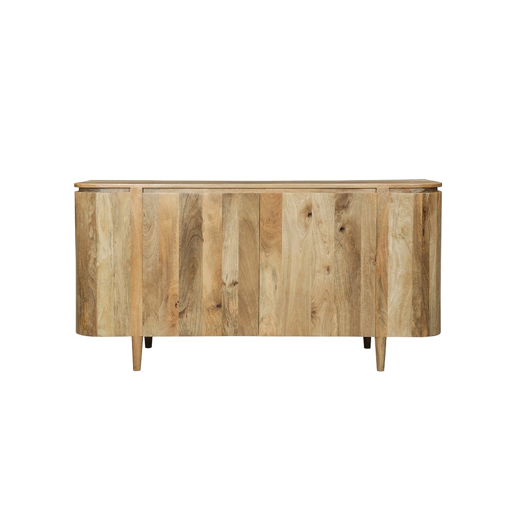 Mangohouten dressoir lichtbruin