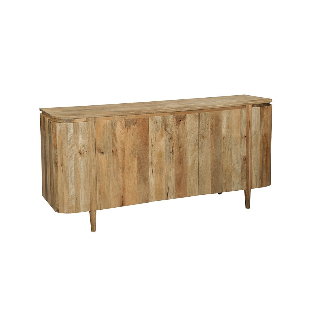 Mangohouten dressoir lichtbruin