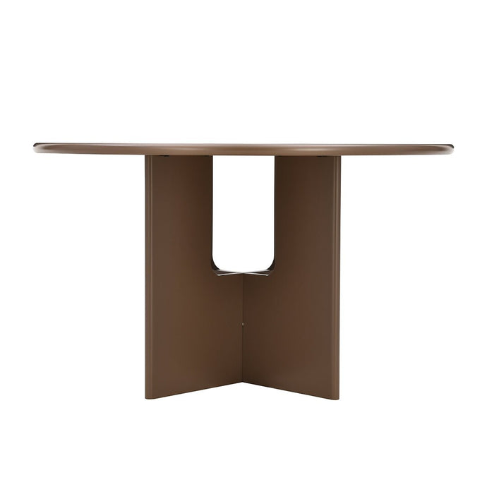 Eettafel Pantone Rond 130 cm Donkerbruin Mahom