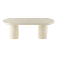 Eettafel Savannah Mircocement Organisch 180 cm Beige Mahom