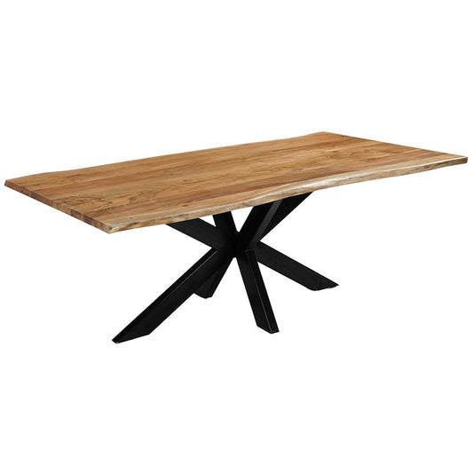 Acaciahouten Eettafel Edge Rechthoek 200x100 cm Mahom