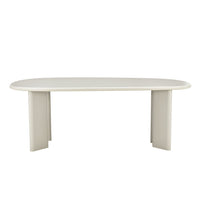 Eettafel Savannah Mircocement Organisch 210 cm Beige Mahom