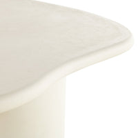 Eettafel Savannah Microcement Organisch 210 cm Wit Mahom