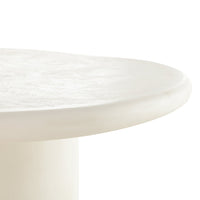 Eettafel Savannah Microcement Organisch 210 cm Wit Mahom