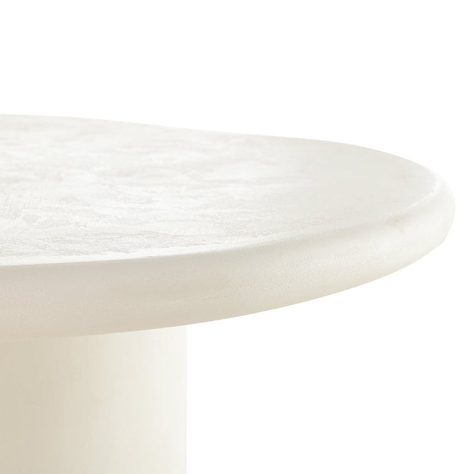 Eettafel Savannah Microcement Organisch 210 cm Wit Mahom