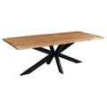 Acaciahouten eettafel rechthoekig 220x100cm
