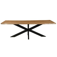 Acaciahouten Eettafel Edge Rechthoek 240x100 cm Mahom