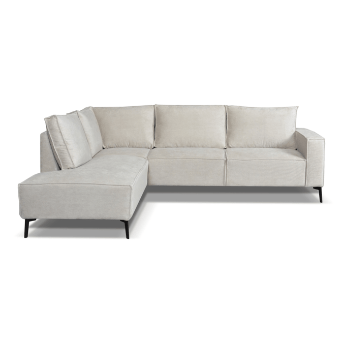 4 persoons hoekbank grijs hoek links