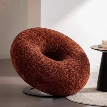 Fauteuil Donut Bruin Zacht Teddy Mahom