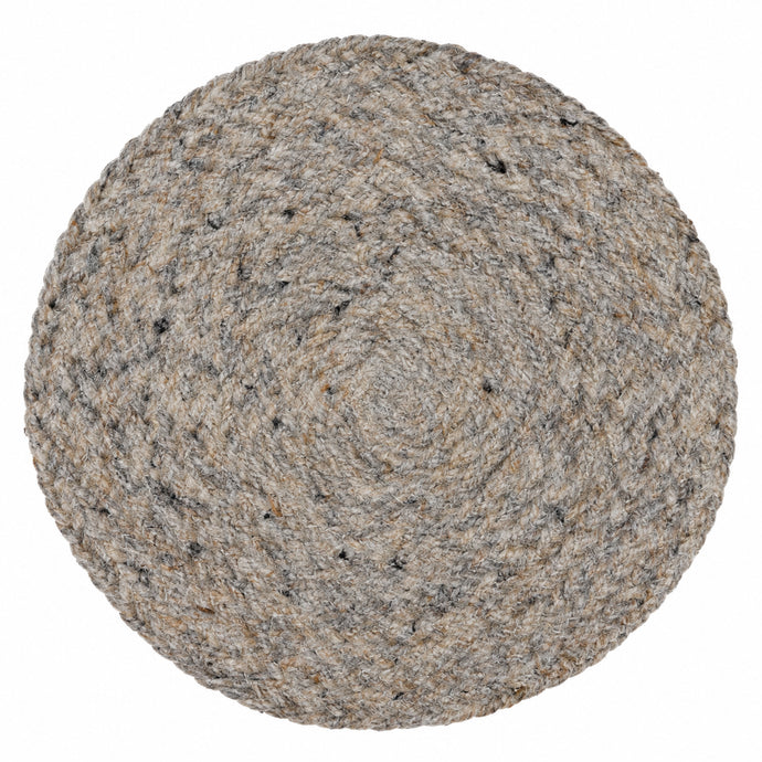 Vloerkleed Feline D200 cm Antraciet Mahom
