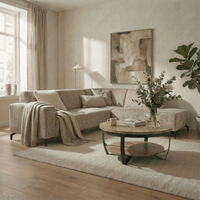 Hoekbank Sevilla 4-zits Rechts Donkergrijs Mahom