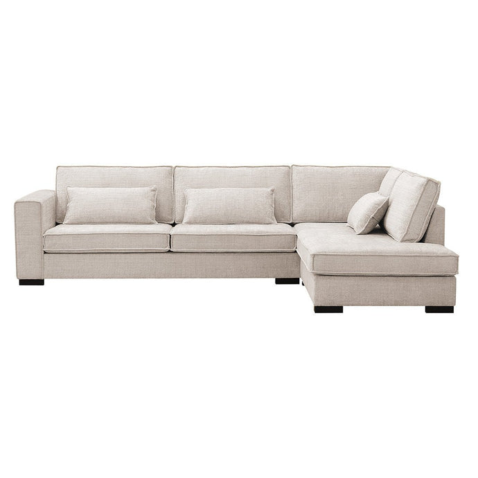 Hoekbank Nova 4-zits Rechts Crème Mahom