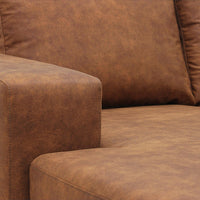 Hoekbank Santiago 4-zits U-opstelling Rechts Cognac Mahom