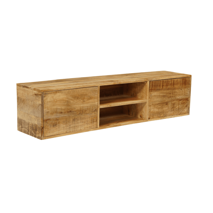 Mangohouten Tv meubel zwevend Harlow 150cm Mahom