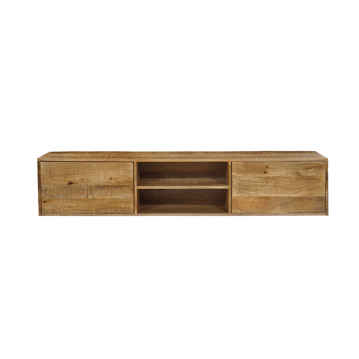 Mangohouten tv meubel zwevend bruin 180cm