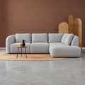 Hoekbank Cloud 4-zits rechts Beige PEPP