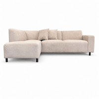 Hoekbank Munich 4-zits Links Creme