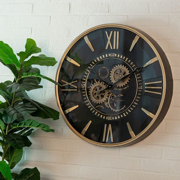 Klok Devon S goud Ø60cm