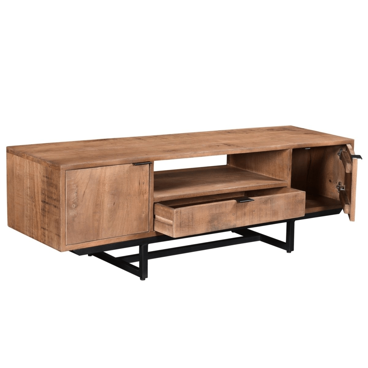 Mangohouten tv meubel bruin 150cm