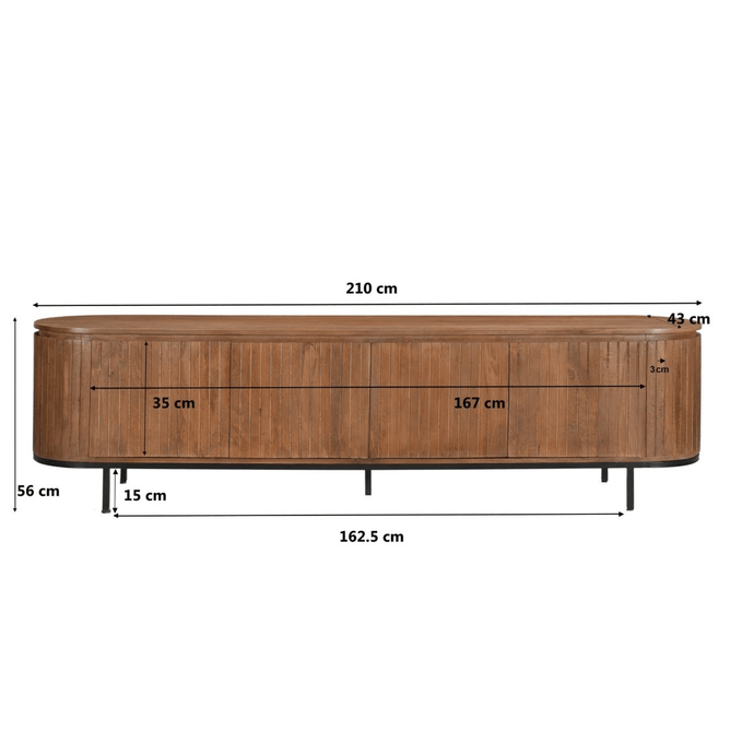 TV Meubel Noor 210 cm