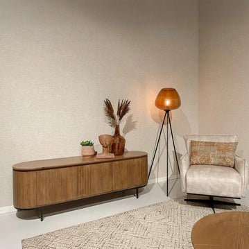 Mangohouten tv meubel bruin 170cm