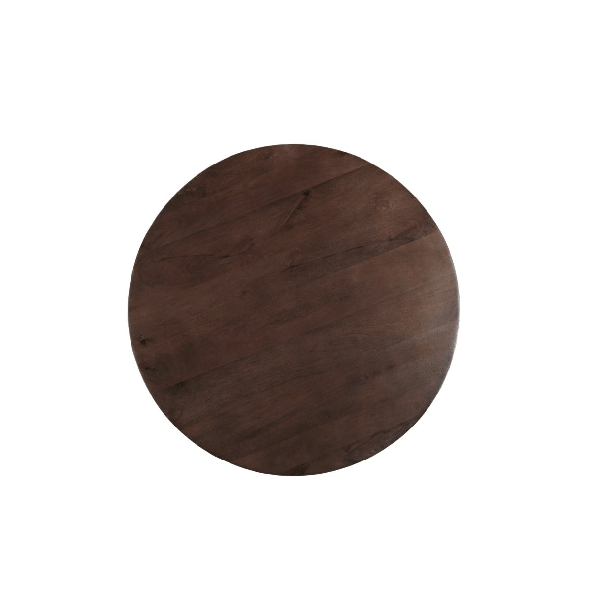 Mangohouten salontafel rond bruin 80cm