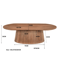 Salontafel Salvator Oval 120