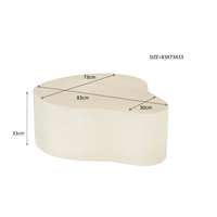 Salontafel Brix Organic Sandy 85 cm