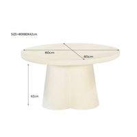 Salontafel Brix Clubs Sandy 80 cm