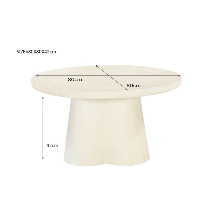 Salontafel Brix Clubs Sandy 80 cm