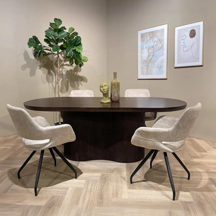 Eetkamertafel Sevilla Brown 300 cm