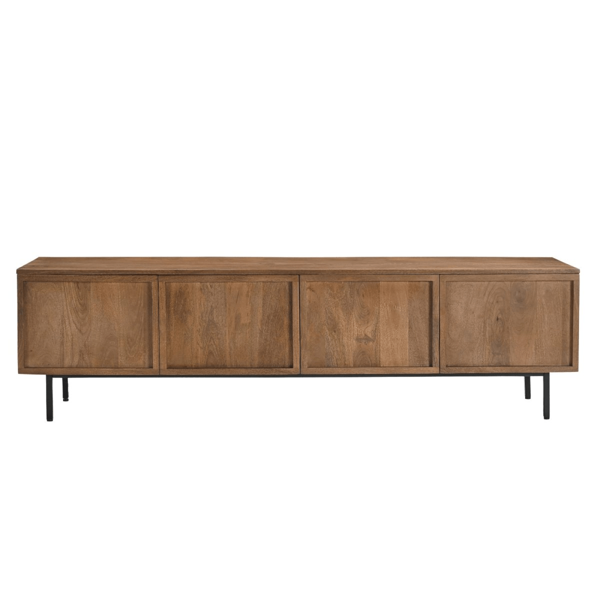 Mangohouten tv meubel bruin 180cm