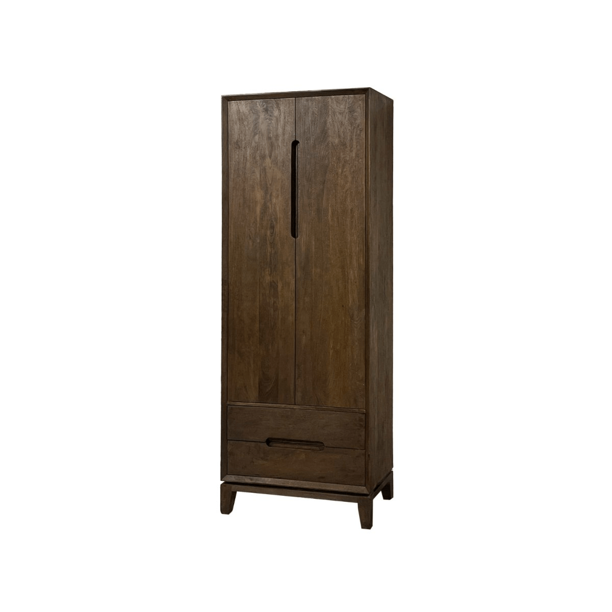 Mangohouten wandkast 75cm