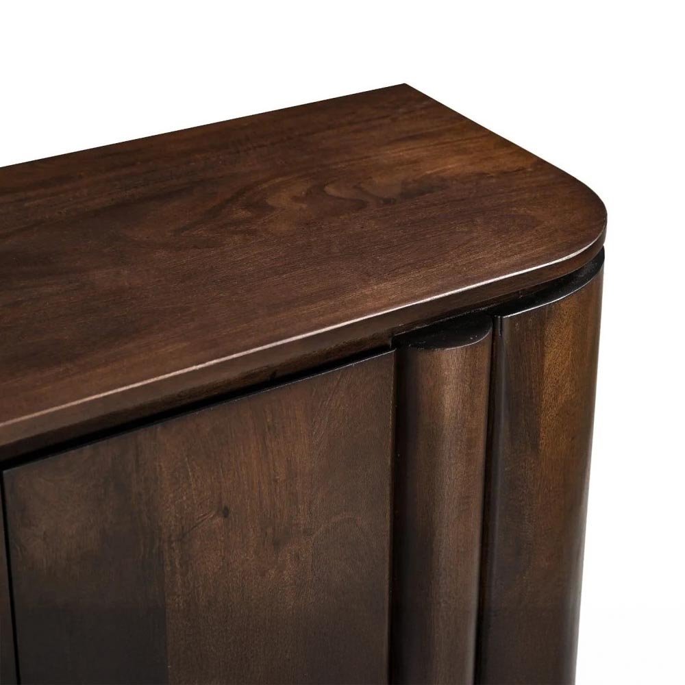 Mangohouten dressoir bruin 105cm